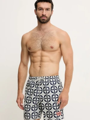 Superdry szorty kąpielowe kolor granatowy M3010250A-F5A