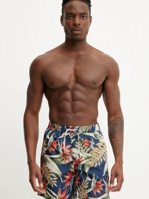 Superdry szorty kąpielowe kolor niebieski M3010242A-F7V