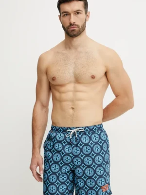 Superdry szorty kąpielowe kolor niebieski M3010250A-F5W