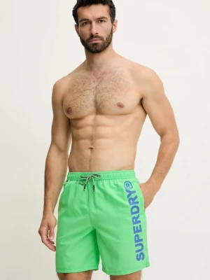 Superdry szorty kąpielowe kolor zielony M3010248A-8JI