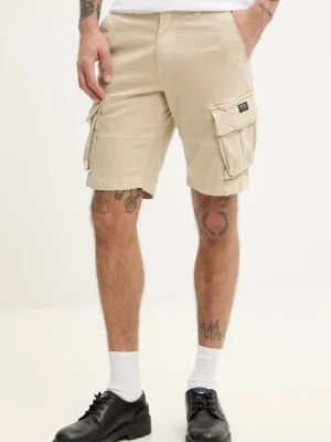 Superdry szorty męskie kolor beżowy M7110433A-13K