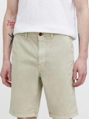 Superdry szorty męskie kolor zielony