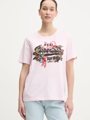 Superdry t-shirt bawełniany