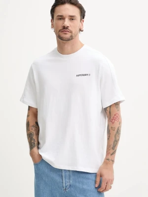 Superdry t-shirt bawełniany biały