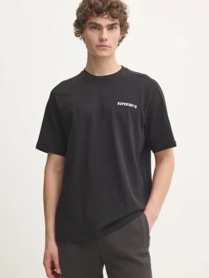 Superdry t-shirt bawełniany czarny