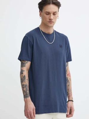 Superdry t-shirt bawełniany granatowy