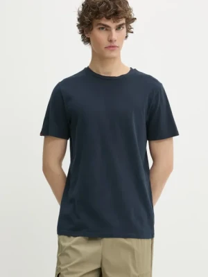 Superdry t-shirt bawełniany męski kolor granatowy gładki M1012226A-98T