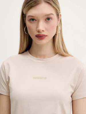 Superdry t-shirt beżowy