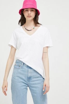 Superdry t-shirt damski kolor biały