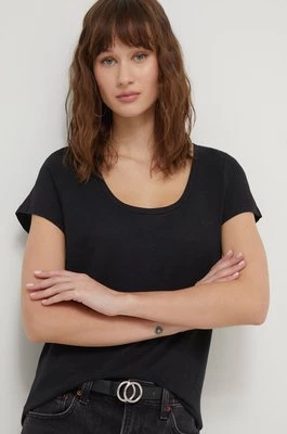 Superdry t-shirt damski kolor czarny