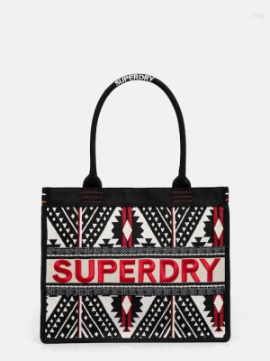 Superdry torebka kolor czarny W9110411A-61A