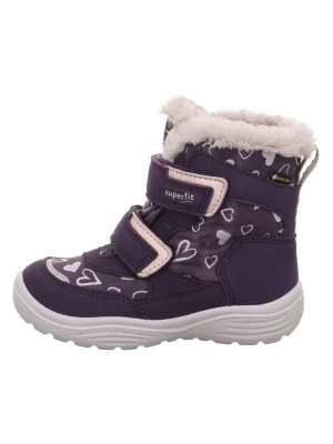 superfit Botki zimowe "Crystal" w kolorze fioletowym rozmiar: 35