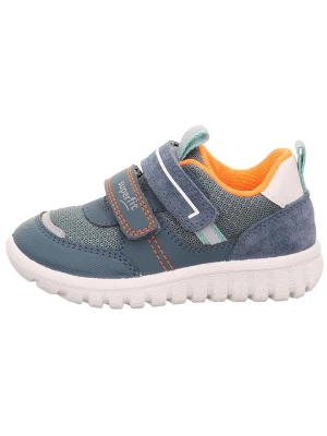 superfit Buty sportowe "Sport 7 mini" w kolorze niebiesko-biało-pomarańczowym rozmiar: 28