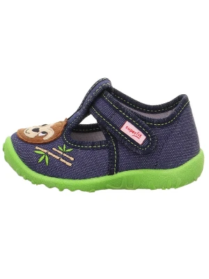 superfit Kapcie "Spotty" w kolorze granatowo-zielonym rozmiar: 24