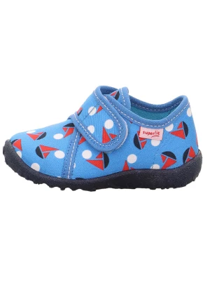 superfit Kapcie "Spotty" w kolorze niebiesko-czerwono-białym rozmiar: 23