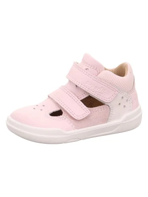superfit Skórzane buty barefoot "Superfree" w kolorze jasnoróżowym rozmiar: 25