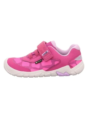 superfit Skórzane buty barefoot "Trace" w kolorze różowym rozmiar: 31