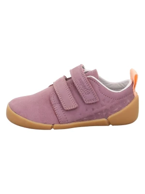 superfit Skórzane buty barefoot "Vento" w kolorze jasnoróżowym rozmiar: 27