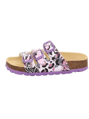 superfit Skórzane klapki ze wzorem rozmiar: 36