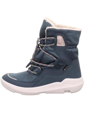 superfit Skórzane kozaki zimowe "Twilight" w kolorze granatowym rozmiar: 33