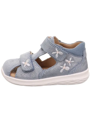 superfit Skórzane półsandały w kolorze błękitnym rozmiar: 23