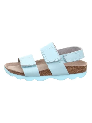 superfit Skórzane sandały "Jellies" w kolorze błękitnym rozmiar: 30