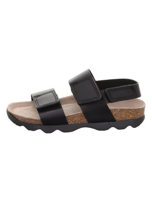 superfit Skórzane sandały "Jellies" w kolorze czarnym rozmiar: 38