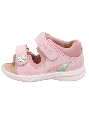 superfit Skórzane sandały "Polly" w kolorze jasnoróżowym rozmiar: 26