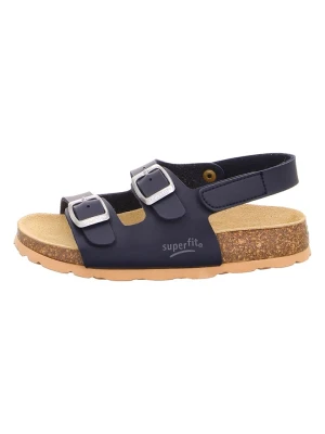 superfit Skórzane sandały w kolorze granatowym rozmiar: 28