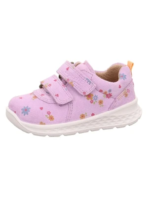 superfit Skórzane sneakersy "Breeze" w kolorze fioletowym rozmiar: 22