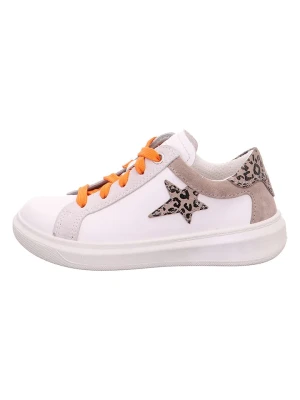 superfit Skórzane sneakersy "Cosmo" w kolorze białym rozmiar: 34