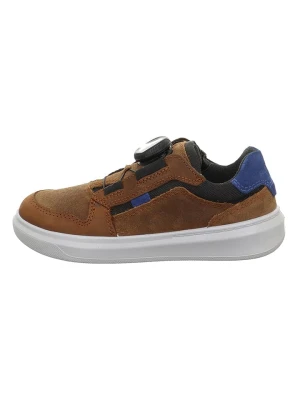 superfit Skórzane sneakersy "Cosmo" w kolorze jasnobrązowym rozmiar: 36