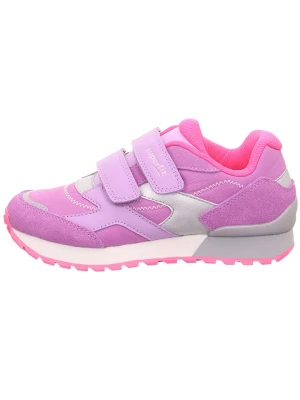 superfit Skórzane sneakersy "Dash" w kolorze różowo-fioletowym rozmiar: 28