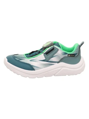 superfit Skórzane sneakersy "Kicks" w kolorze zielonym rozmiar: 32