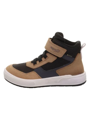 superfit Skórzane sneakersy "Maverick" w kolorze brązowym rozmiar: 37