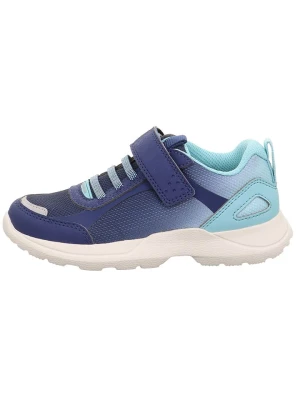 superfit Skórzane sneakersy "Rush" w kolorze granatowo-błękitnym rozmiar: 31