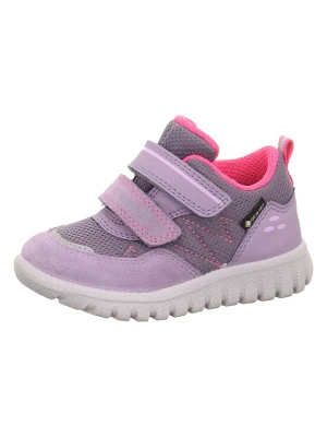 superfit Skórzane sneakersy "Sport 7" w kolorze fioletowym rozmiar: 30