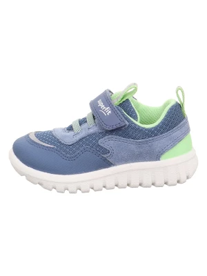 superfit Skórzane sneakersy "Sport7 Mini" w kolorze niebieskim rozmiar: 29