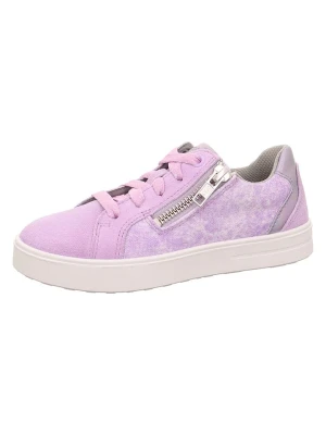 superfit Skórzane sneakersy "Stella" w kolorze fioletowym rozmiar: 32