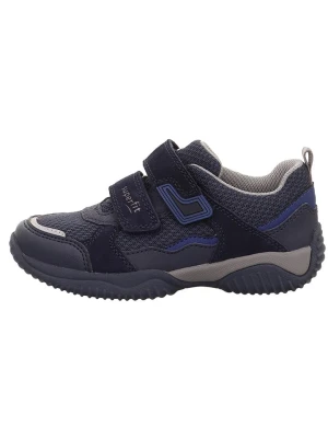 superfit Skórzane sneakersy "Storm" w kolorze granatowym rozmiar: 29