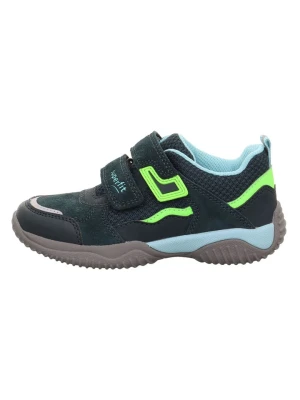 superfit Skórzane sneakersy "Storm" w kolorze granatowym rozmiar: 29