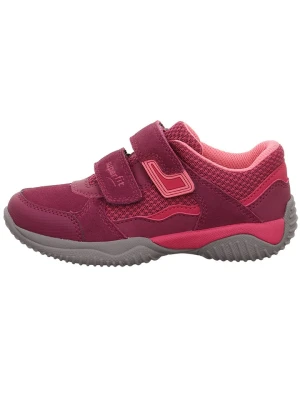 superfit Skórzane sneakersy "Storm" w kolorze różowym rozmiar: 35