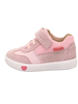 superfit Skórzane sneakersy "Supies" w kolorze jasnoróżowym rozmiar: 28