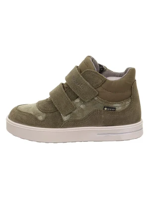 superfit Skórzane sneakersy w kolorze khaki rozmiar: 35