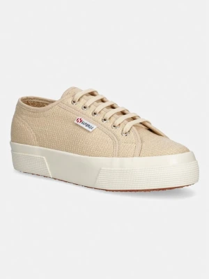 Superga 2740 PLATFORM RAFFIA tenisówki damskie