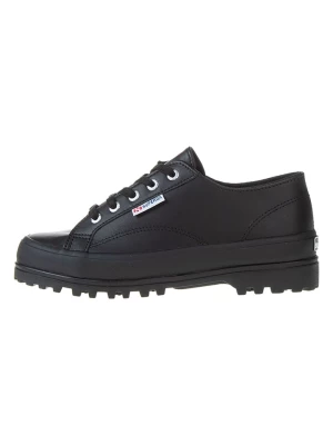 Superga Skórzane sneakersy "Alpina" w kolorze czarnym rozmiar: 37