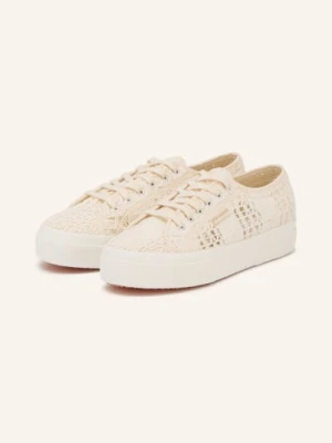 Superga Sneaker 2740 Platform Crochet beige