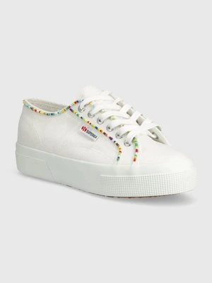 Superga tenisówki 2740 MULTICOLOR BEADS damskie kolor biały S4131FW