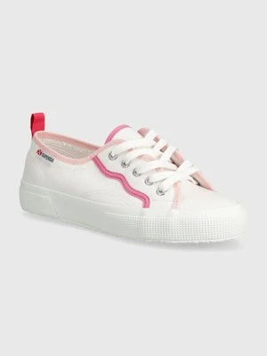 Superga tenisówki 2750 CURLY BINDINGS damskie kolor biały S8138NW