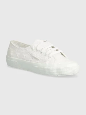 Superga tenisówki 2750 FLOWER SANGALLO damskie kolor biały S5137JW